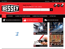 Tablet Screenshot of bessey-clamps.com